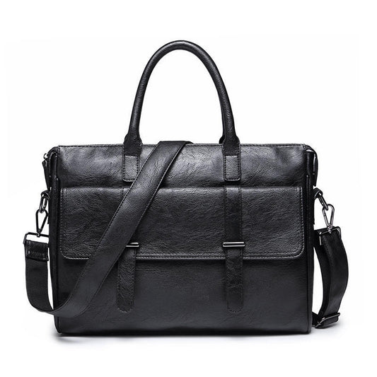 Business Briefcase Men Large Capacity Ipad Handbag Crossbody Bags Shoulder Computer Bag