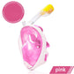 Full Face Scuba Snorkeling Mask Adults Kids Anti-fog Snorkeling Mask Underwater Diving Mask Swimming