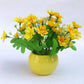 Floral Art Fake Flowers Small Potted Plants Home Decorations Wedding Decoration Artificial Flower Ceramic Set  Decorations