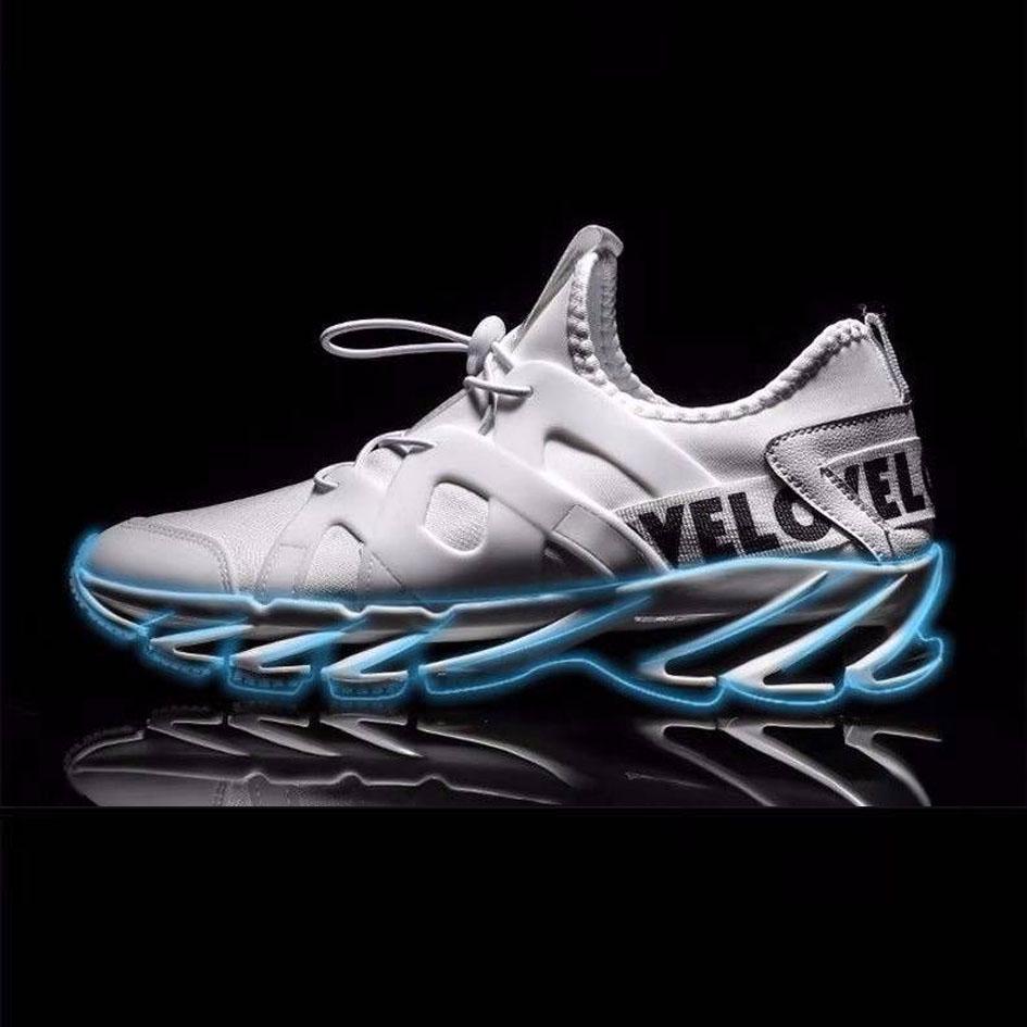 Mens Casual Shoes Outdoor Breathable Blade Shoes Mesh Comfortable Anti-slip and Wear-resistant