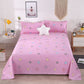 Cotton Three-piece Set One-piece Bed Sheet Two Pillowcases Cotton Can Not Afford The Ball Double Bed Single Twill Skin-friendly Fine Coarse Cloth