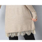 Plus Thick Autumn and Winter Sweater Women Loose and Warm Mid-length Bottoming Shirt Round Neck Knitted Lace Sweater Dress