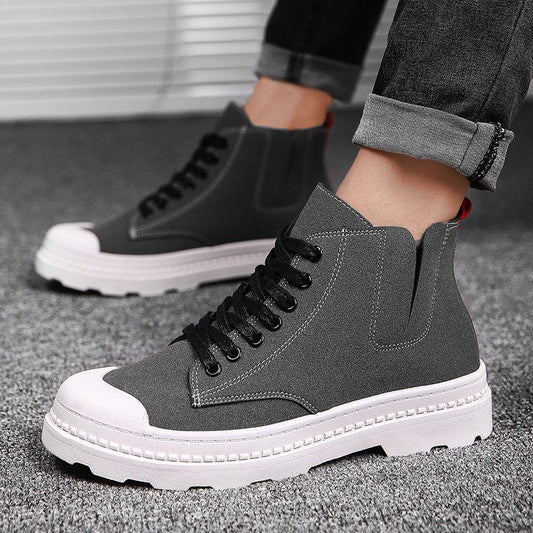 Autumn Winter Boots Men Suede Leather Unisex Fashion Snow Boots Male Work Shoes Martin Boot Large