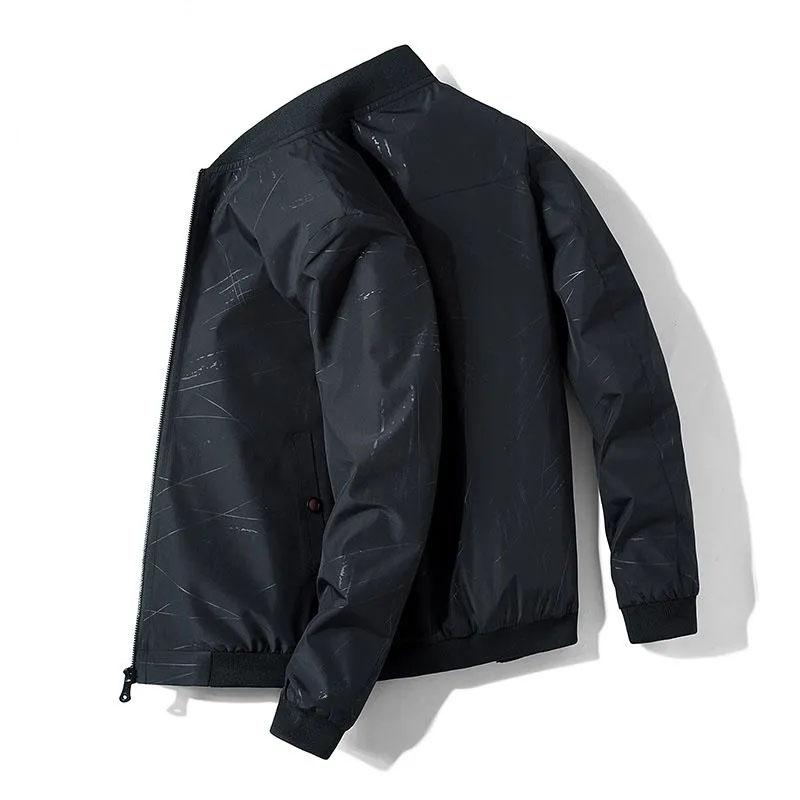 Spring and Autumn Jacket All Match Slim Baseball Jacket Casual Stand Collar Zipper Thin Jacket Outdoor Sports Jacket