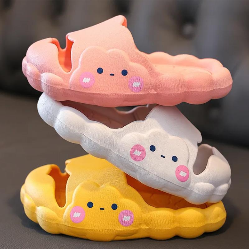 Children's Cloud Slippers Summer Girl Princess Non-slip Bathroom Indoor Parent-child Baby Sandals and Slippers