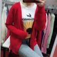 Spring and Autumn Knitted Sweater Loose Cardigan Top Fashion Casual Women's Jacket