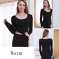 Women Plus Size Winter Autumn Thermal Underwear Thicken Windproof Comfortable Soft Lining Long O-neck Female Tight Suit Sleeve High Elasticity Slim
