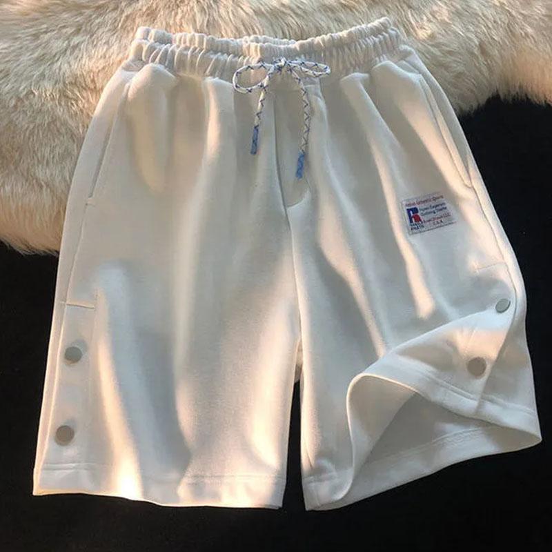 Unisex Summer Thin Outer Pants Casual Sports Loose Couples Versatile Hip Hop Five Pants Breathable Comfort Shorts