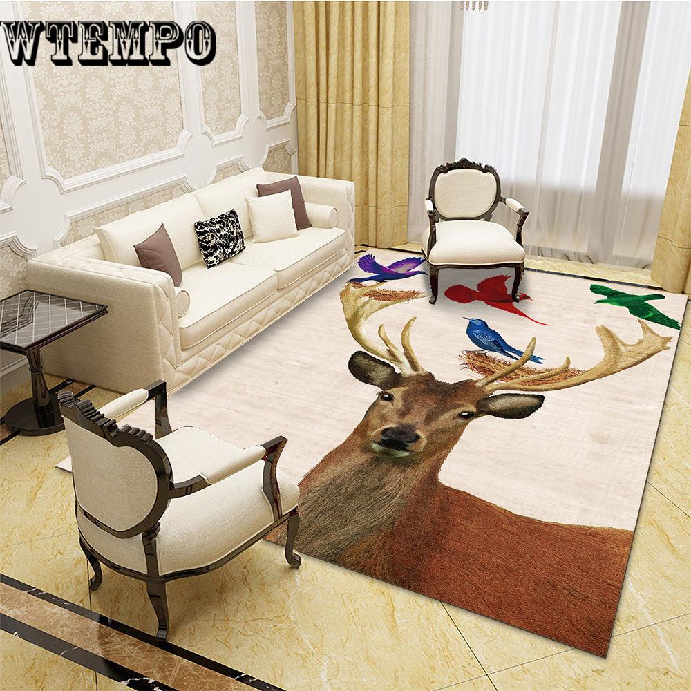 Bedroom carpet home European mats garden wind 3D carpet living room carpet coffee table mat