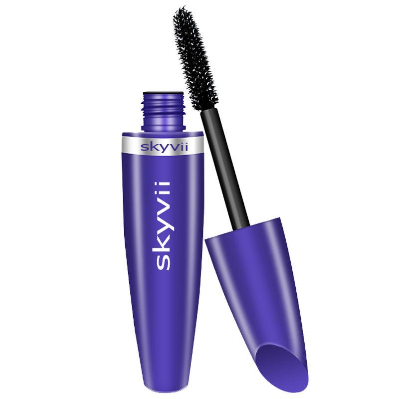Waterproof and sweatproof non-blooming quick-drying cosmetic set two-piece mascara stretched