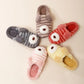 Autumn and Winter Cute Puppy Cotton Slippers Warm Flat Shoes Indoor Non-slip Cotton Shoes Soft Shoes
