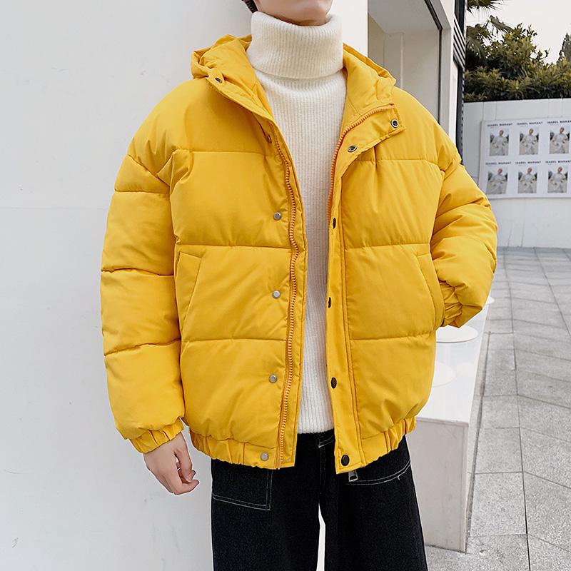 Parka Casual Classic Winter Jacket Men's Warm Padded Hooded Overcoat Outerwear Young Man Jacket