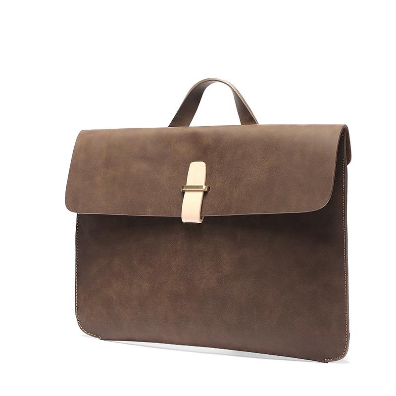 Light business shoulder bag youth backpack file briefcase leisure travel messenger bag for Men
