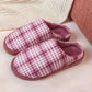 Winter Slippers Cotton Shoes for Women Plus Size Mens Slides Thick Warm Slipper