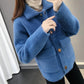 Thick and Elegant Noble Knitted Women's Sweater Winter Korean Fashion Trendy Women's Short Jacket Mink Velvet Loose Cardigan Women's Jacket