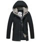 Large Size Down Jacket Outdoor Leisure Men's Clothes Winter Medium and Long Section Cotton Clothing