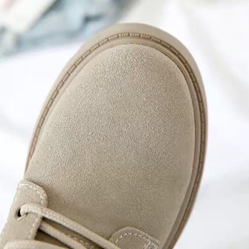 Women's Casual Martin Boots Women's Autumn British Style Retro Short Boots Trendy Women's High-top Canvas Shoes