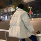 2021 New Warm Padded Jacket Men's Loose Padded Jacket Youth Winter Men's Down Jacket