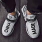 Non-slip Breathable Flying Woven Coconut Sneakers, Square Bottom Fashion Youth Casual Men's Shoes 36-44