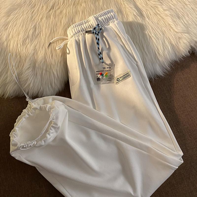 Harajuku Style Handsome Fried Street High-waisted Corset Pants Women Trend Loose Wild Drape Students Casual Sports Long Pants