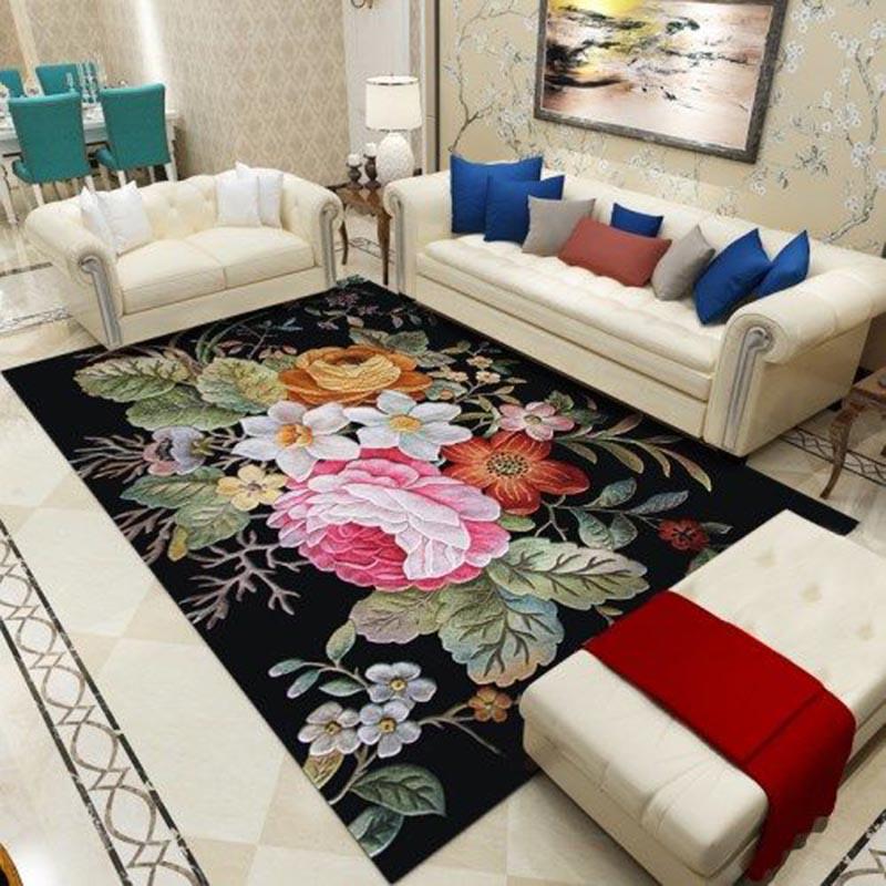 3D Carpets for Living Room Chinese Style Floor Rugs for Bedroom Study Mat Soft Carpet Kids Room Home