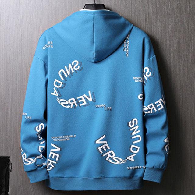 Men Pullover Suit Spring Hooded Pullover and Casual Pant School Trend Sweater Suit  Sports Suit