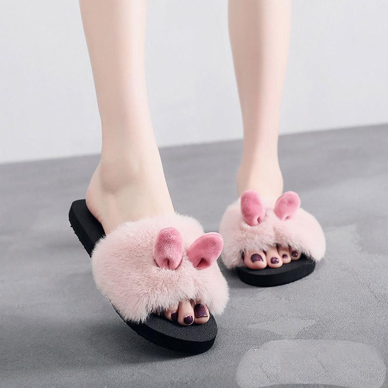 Autumn and Winter Pure Cotton Slippers Indoor Non-slip Soft-soled Shoes Warm Simple Plush Cotton Shoes
