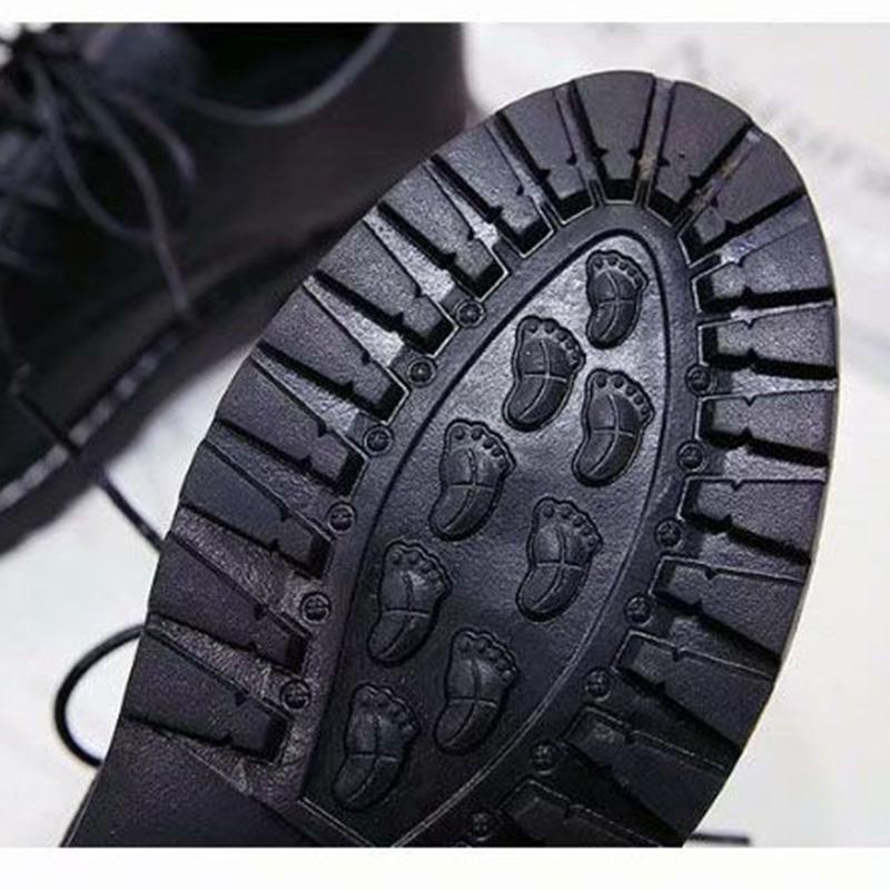 British Style Cute Shiny Small Leather Shoes Women Wild Retro Women's Shoes Thick Heel Single Shoes Mid-high Heel Leather Shoes