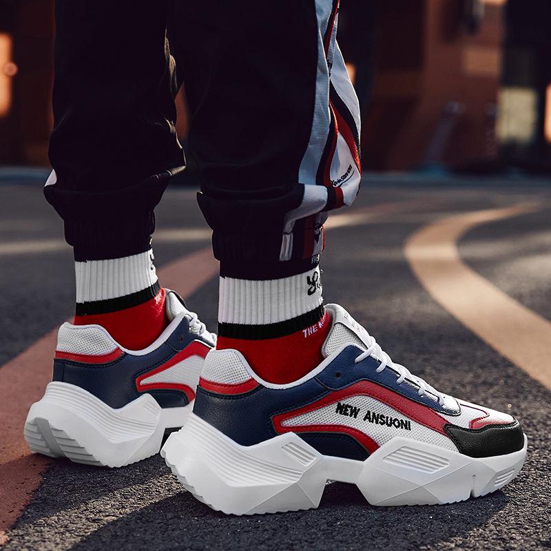 Running Shoes for Men Jogging Sneakers for Women Air Sole Breathable Mesh Lace-up Fitness Sport Shoe