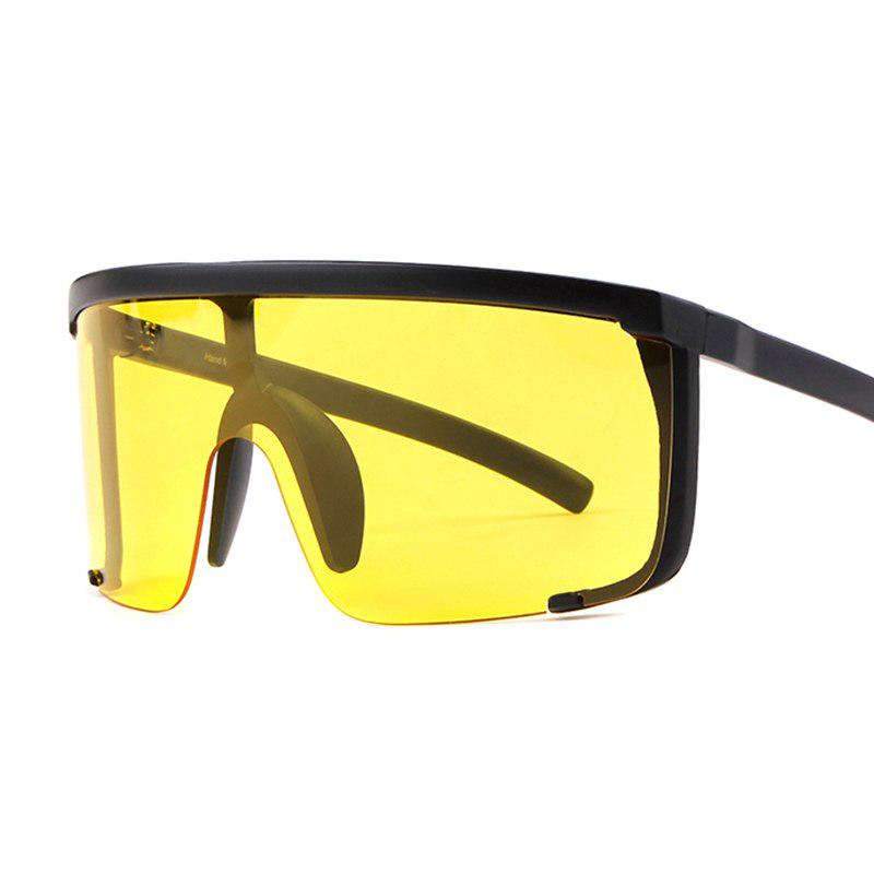 Big Frame Semi Rimless Oversized Sunglasses Women Outdoor Fashion Luxury Protection Shield Sun Glass