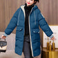 Down Padded Jacket Women's Winter Clothing Anti-season New Style Korean Loose Cotton-padded Jacket Women's Mid-length Large Size Padded Padded Jacket
