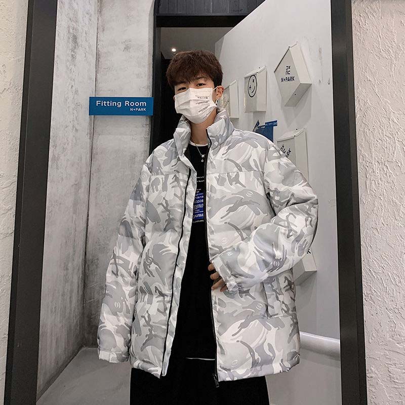 Winter New Style Stand-collar Down Jacket Men's Trend Thick Warm Jacket