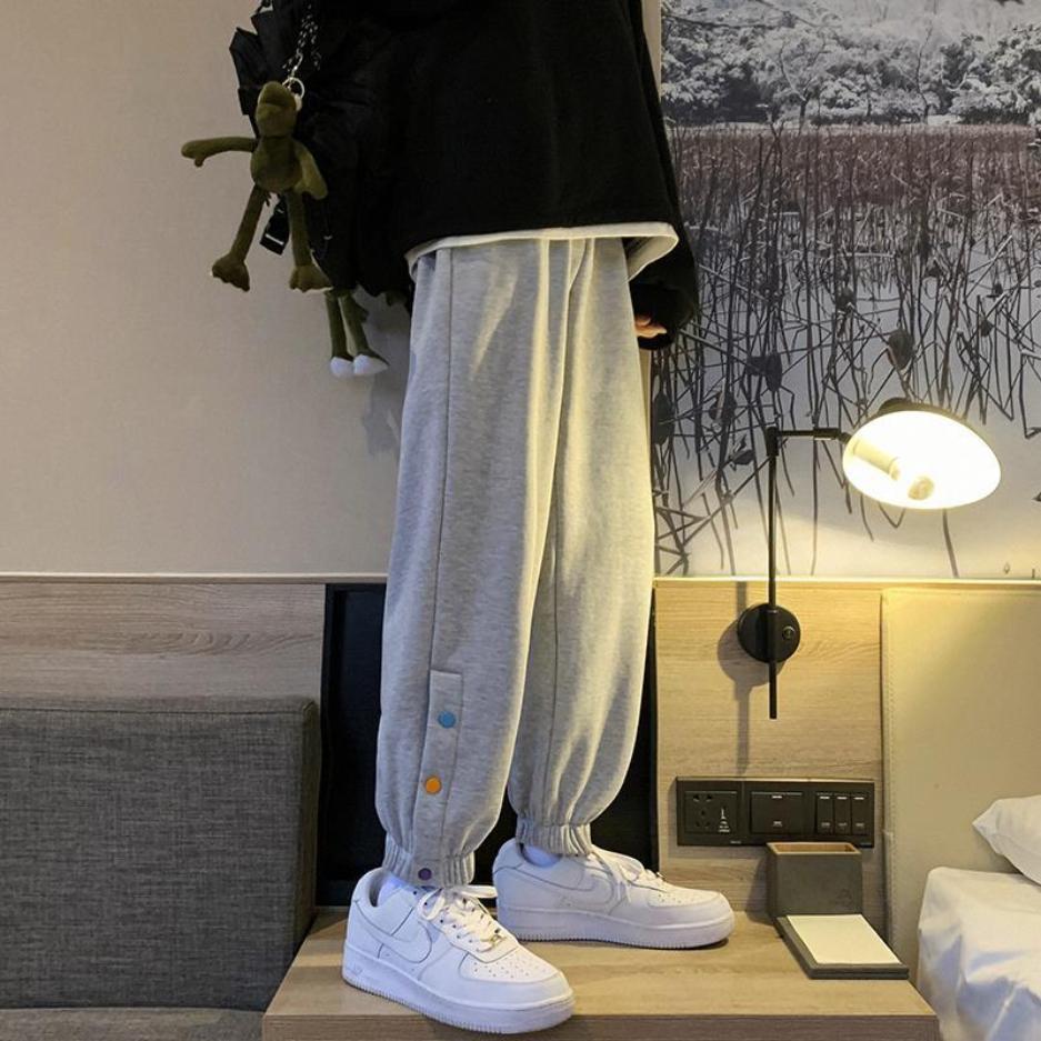 Pants Men's Summer Thin Breasted Sports Sweat Pants Workwear Loose Beam Feet All-match Men's Casual Pants