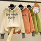 Plush Thick Hoodie Two-piece Suit Women Leisure Loose Sports Suit Stand-up Collar Zipper Hoodie Suit Loose and Comfortable