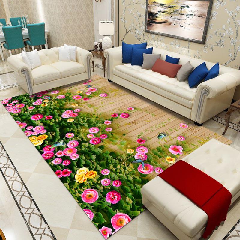 3D Carpets for Living Room Chinese Style Floor Rugs for Bedroom Study Mat Soft Carpet Kids Room Home