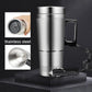 Car Electric Kettle Detachable Fast Heating 12/24V 380ml Stainless Steel Electric Car Heated Kettle Cup for Water Tea Coffee Milk