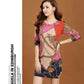Women's Autumn Winter Sweater Dress Mid-length Printed Sweater Knitted Pullover Bottoming Sweater