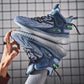 Men's High Top Shoes Casual Sports Coconut Shoes Men's Shock Absorbing Basketball Shoes Fitness Sneakers Fly Woven Mesh Casual Shoes