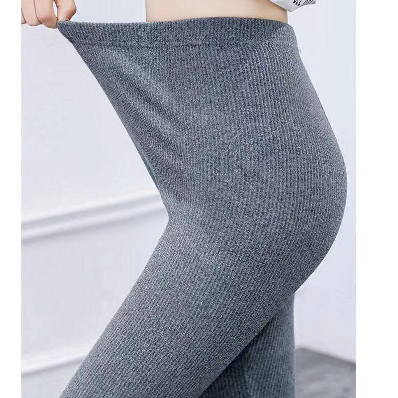 Outer Wear Thin Leggings Women's Spring and Autumn Thin Skinny Pants Winter Plus Velvet Thick Warm Pants