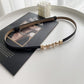Belt Women's Fine Decoration with Skirt Waist Seal Waist All-match Pearl Shirt Suit Temperament Small Belt