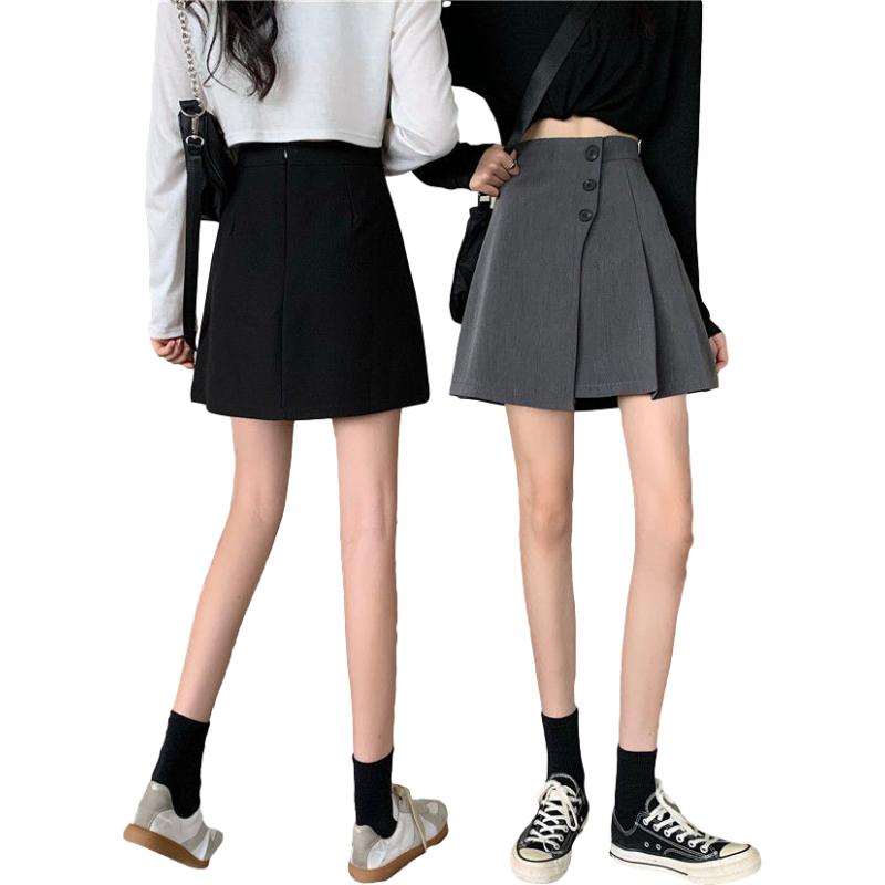 XS-L Irregular Split Fork Women Sexy Tight A-line High Waist Short Skirt  Zipper Home Office Club Casual