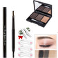 Non-matte eyebrows, eyebrow powder, fine powder student Beginner's Thrush Set Eyebrow Pencil