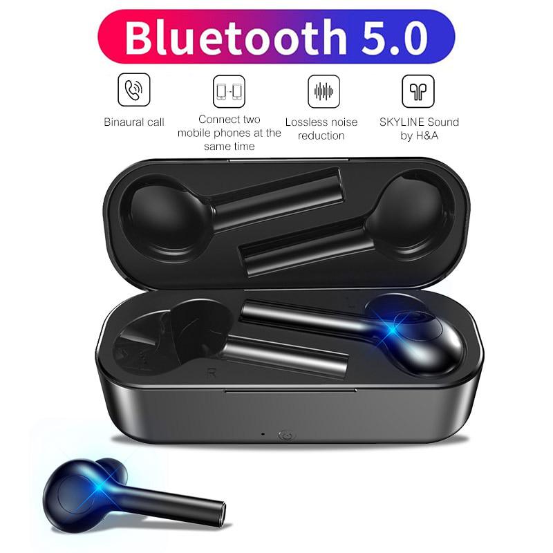 Bluetooth 5.0 Earphone for All Smart Phone Mini Wireless Headset Headphone for Samsung Xiaomi Huawei