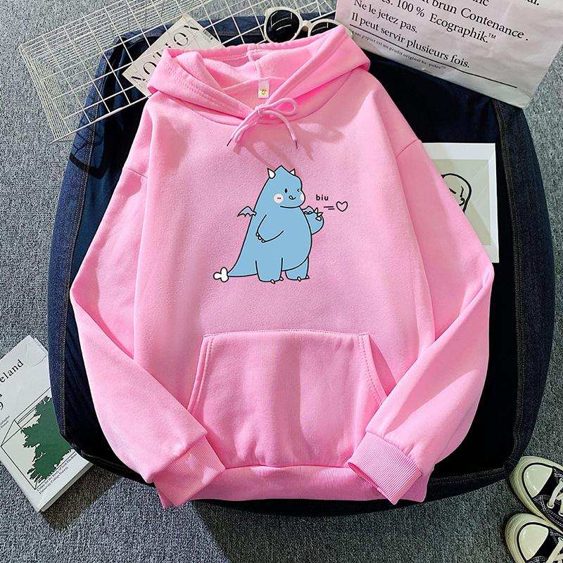 Autumn Winter Hoodies Women Casual Cotton Pullover Sweatshirts Printed Oversized Urban Streetwear Hip Hop Sports Tshirt Ladies Hoodies Jacket Outwear