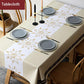 Pvc Table Cloth Waterproof and Oil-proof Disposable Table Top Table Table Cloth Rectangular Table Mat Fresh European Pastoral Style