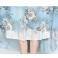 Chiffon Swing Skirt Printed Midi Skirt High Waist Skirt Fashion Versatile