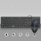 Mute Keyboard and Mouse Set Manipulator Feel Wired Laptop Usb Office Home Keyboard and Mouse Set