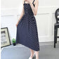 Bohemian Slim and Fresh Suspender Wrapped In Chest Floral Chiffon Dress Women's Summer Vacation Beach Skirt