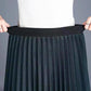 Half-length Skirt Women's Plus Size High-waist Lace Pleated Skirt Mid-length Mesh Skirt Worn on Both Sides