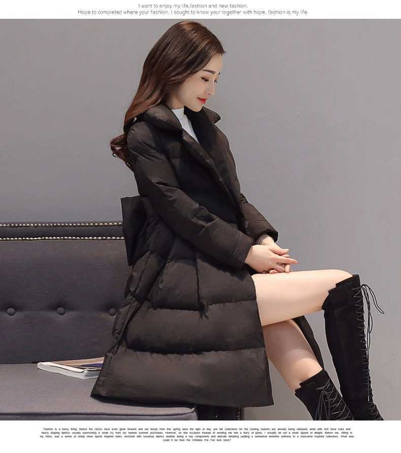 Cotton-padded Jacket Women's Mid-length Loose A-line Skirt Waist Down Padded Jacket Padded Jacket Winter Jacket